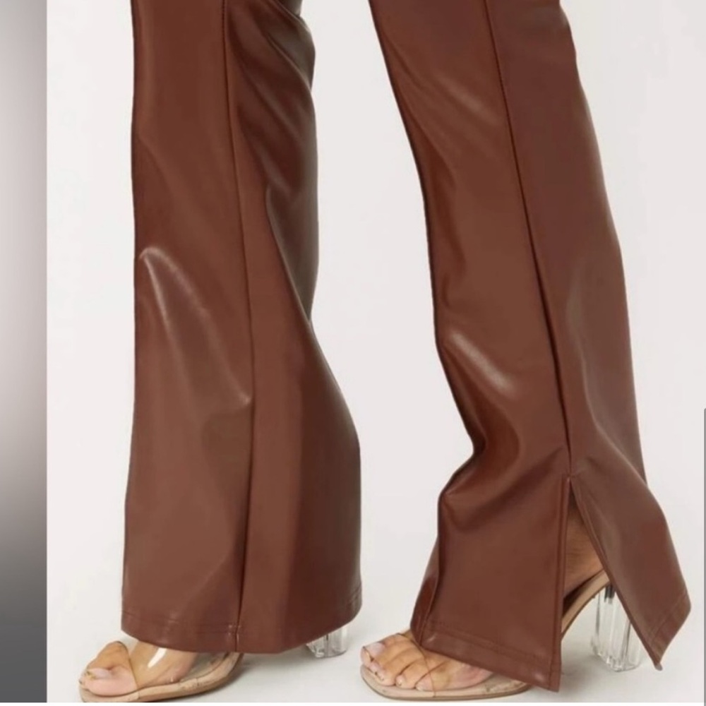 Shein Leather Pants - Picture 3 of 3